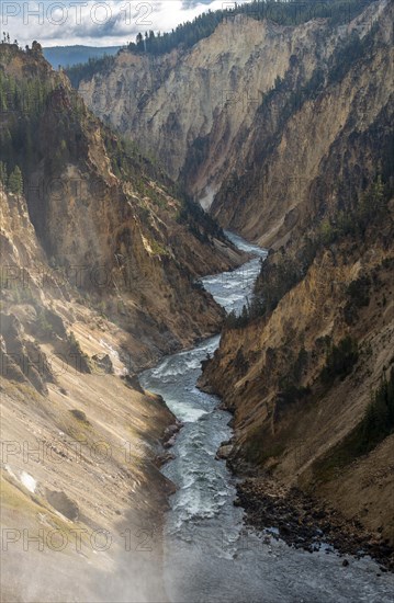 Yellowstone River flows through Gorge