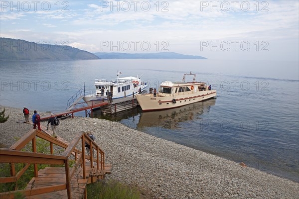 Boats at Lake Baikal