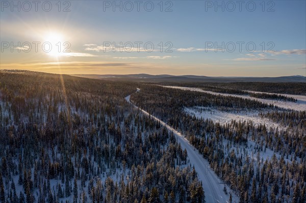 Snowy road