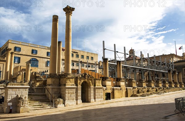 Ruin of former opera house