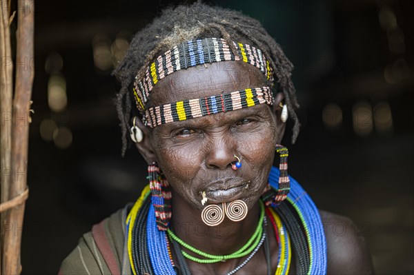 Scar face as a mark of beauty woman from the Jiye tribe