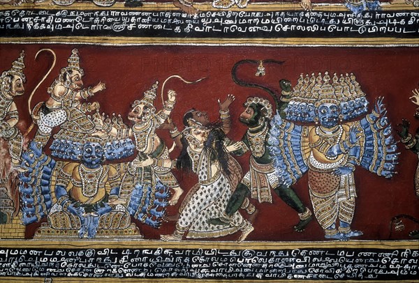 18th century Ramayana murals