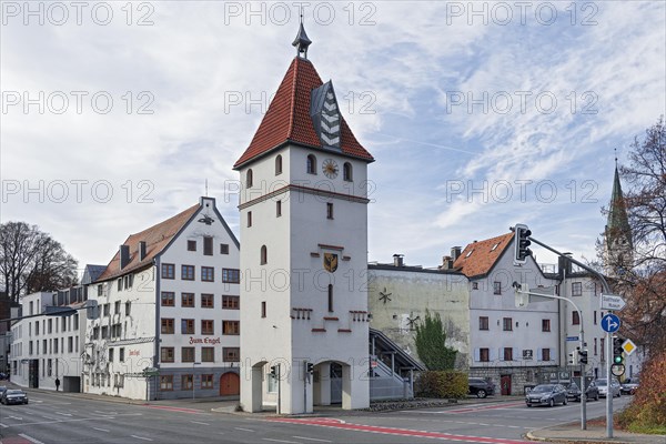 The reconstructed Illertor and the former Gasthof Zum Engel