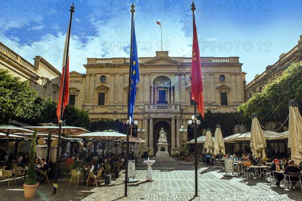 View of National Library of Malta building