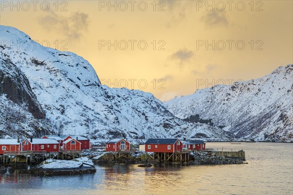 Red fishermen's houses