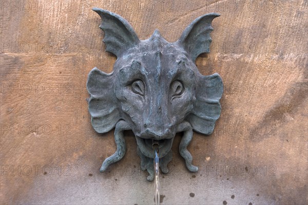 Figure of a gargoyle in the Sebald parsonage