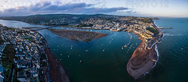 Panorama over River Teign