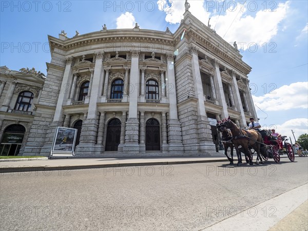 Fiaker in front of the Burgtheater