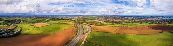 Panorama over Torbay Fields