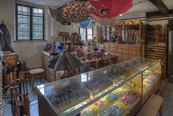 Milliner's shop of the 1950s