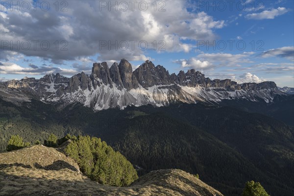 View of the Geisler Peaks