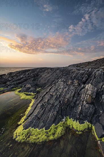 Rocky coast along the Atlantic Road