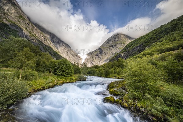 Briksdalselva Glacier River