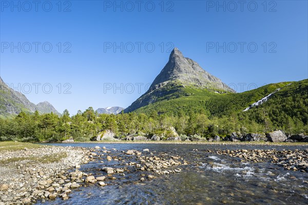 Innerdalstarnet Mountain in Innerdalen Valley