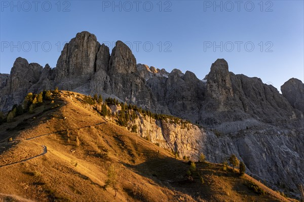 Evening atmosphere at the Gardena Pass