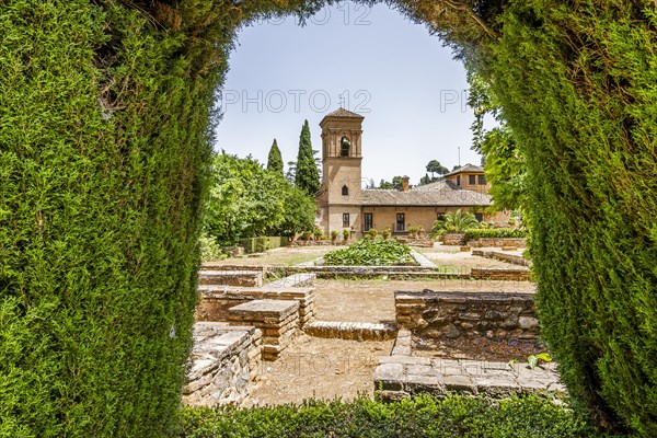 Convent Of San Francisco In Alhambra Palace Complex In Granada 