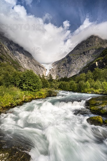 Briksdalselva Glacier River