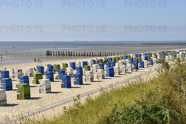 Promenade and beach chairs on the south beach