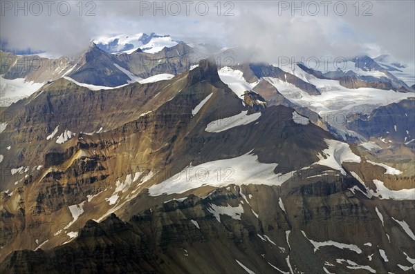 Snow-capped mountains and glaciers