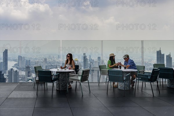 Skyline and Restaurant Terrace Maha Nakhon Tower