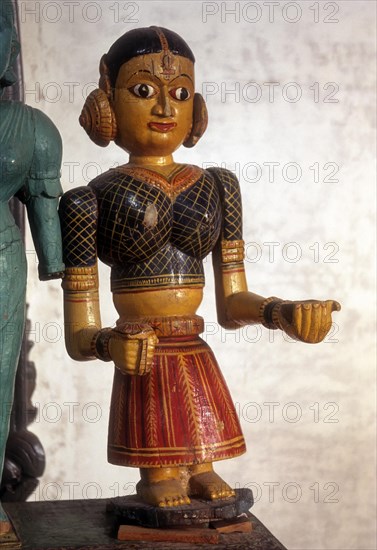 Wooden Doll exhibited in Folklore Museum