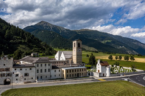 Aerial of the Benedictine Convent of St