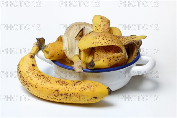 Banana peel in peel