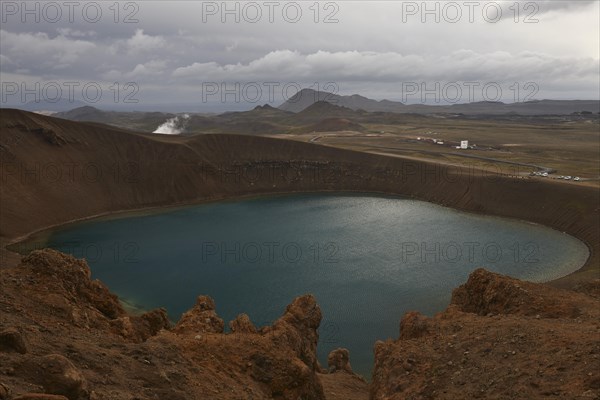 Crater Lake Viti at Krafla Volcano