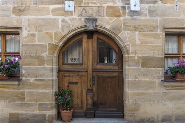Entrance door of a residential house from 1710