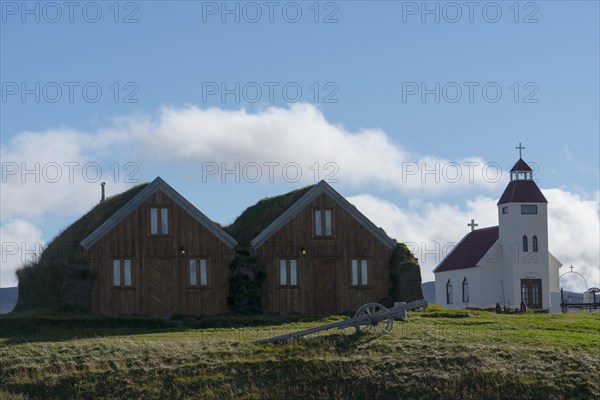 Church in the highlands of Iceland