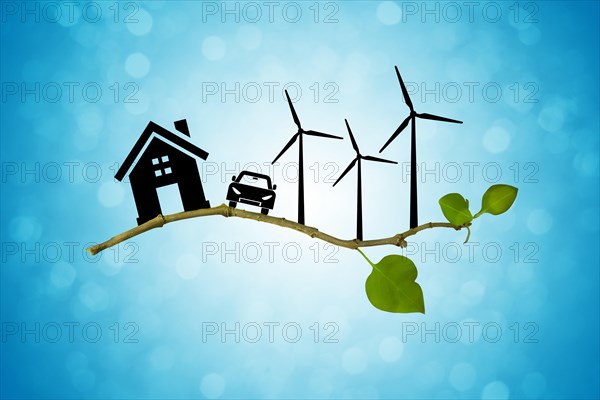 Environmental green energy concept