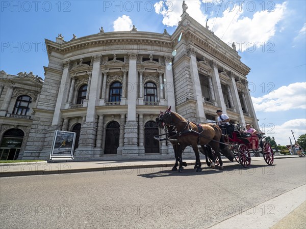 Fiaker in front of the Burgtheater