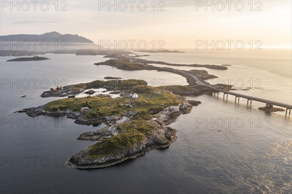 Aerial view of the Atlantic Road