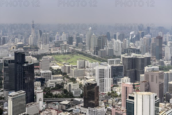 Skyline with Bayoke Tower and The Royal Bangkok Sports Club