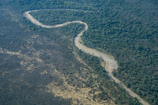 Aerial of Singaita river