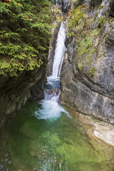 Waterfalls of the Auerbach at Tatzelwurm