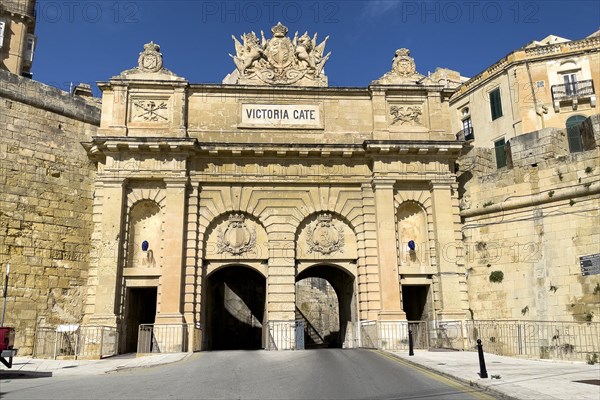 Malta Victoria Gate City Gate near Ferry Port