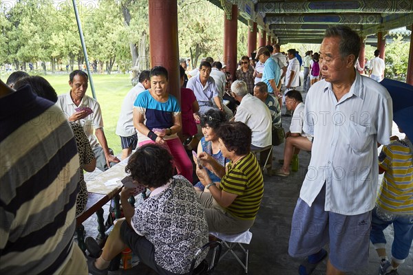 Card Players in Altar of Heaven Park