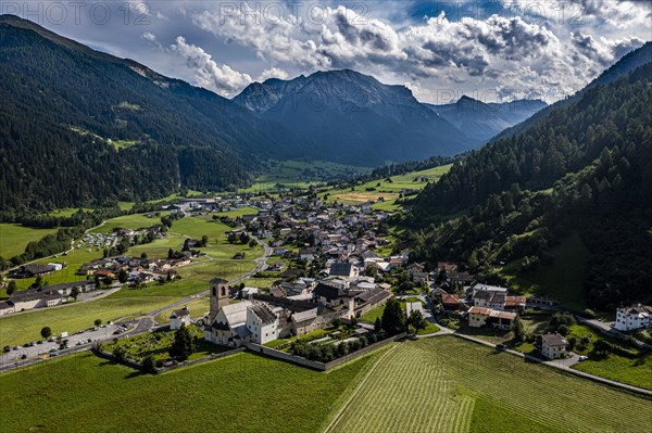 Aerial of the Benedictine Convent of St