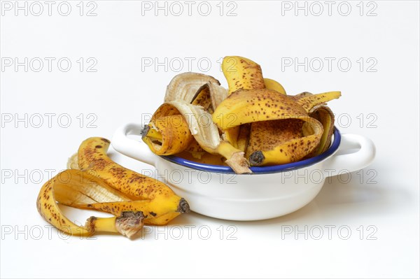 Banana peel in peel