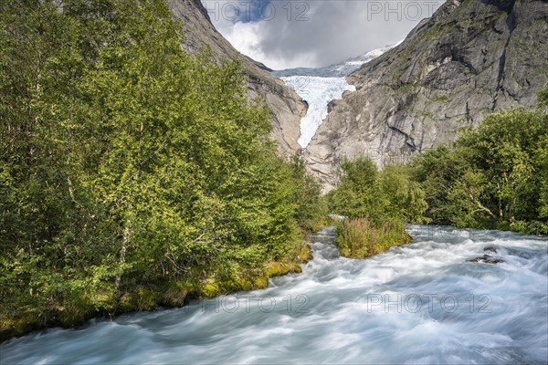 Briksdalselva Glacier River