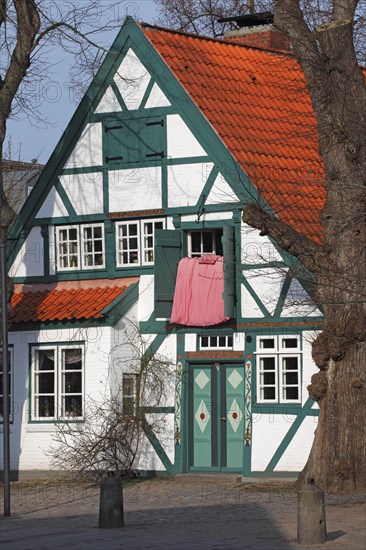 Historic Reepschlaegerhaus from 1758