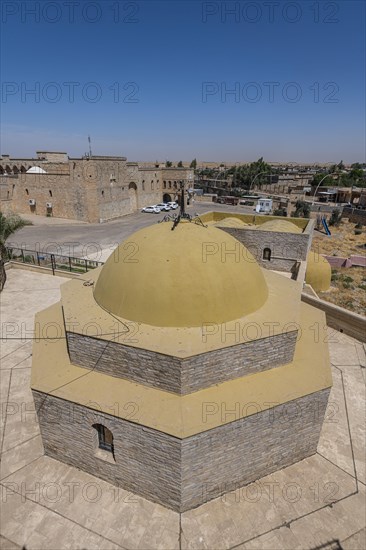 Overlook ove the Saint Mar Behnam monastery