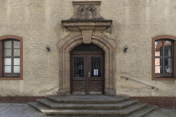 Entrance portal of a former brewery built around 1850
