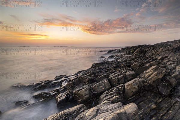 Rocky coast along the Atlantic Road