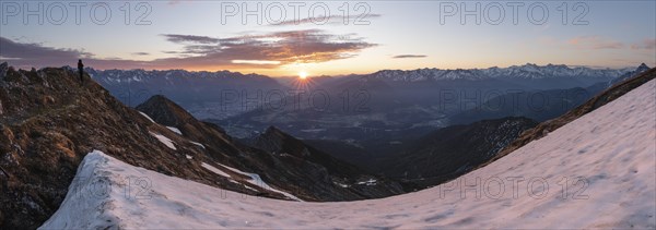 Sunrise on the Nockspitze