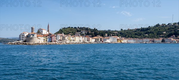 View of Piran from the sea