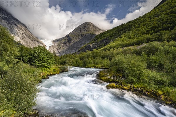 Briksdalselva Glacier River