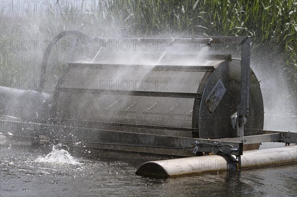 Water filter plant in the Peene Valley River Landscape nature Park