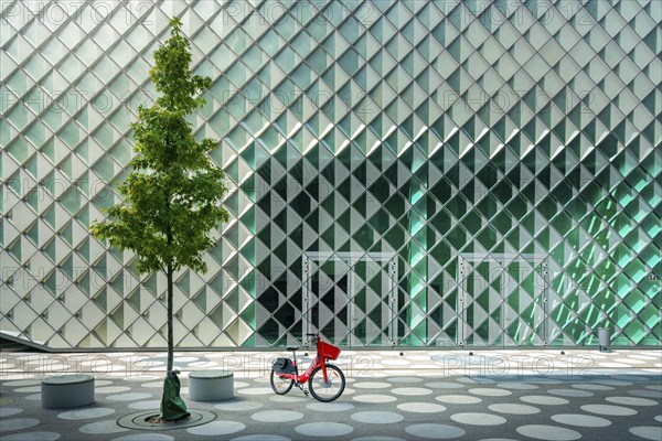 Red rental bike